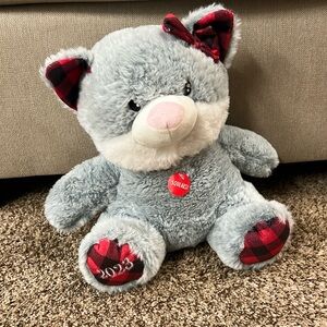 Christmas bear dog toy